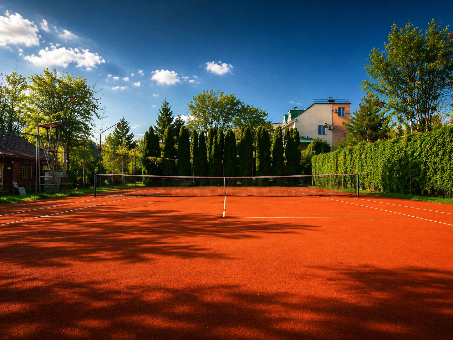Тенісний корт на Фастівській